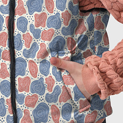 Детский жилет Абстрактный паттерн: пятна и плывущие формы, цвет: 3D-черный — фото 2