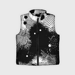 Детский жилет Призрак застигнутый врасплох - нейроарт, цвет: 3D-светло-серый