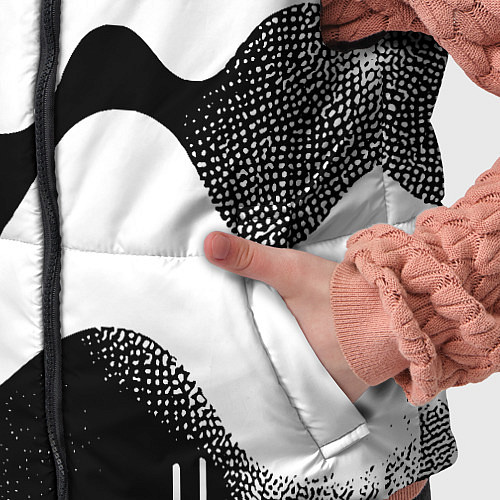 Детский жилет Солнечный дождь - абстракция / 3D-Светло-серый – фото 5