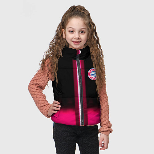 Детский жилет Бавария Мюнхен текстура / 3D-Светло-серый – фото 3