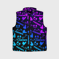 Детский жилет Фортнайт неон, цвет: 3D-светло-серый