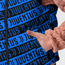 Детский жилет Ювентус паттерн фк, цвет: 3D-светло-серый — фото 2