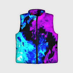 Детский жилет Битва неонового огня, цвет: 3D-красный