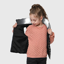 Детский жилет Крутой байкер скетч, цвет: 3D-черный — фото 2