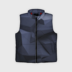 Детский жилет Трехмерные плиты, цвет: 3D-красный