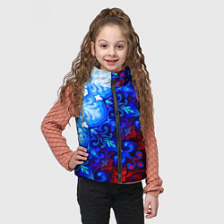 Детский жилет Душа моя Россия 2, цвет: 3D-светло-серый — фото 2