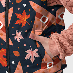 Детский жилет Шляпа в осенних листьях, цвет: 3D-светло-серый — фото 2