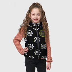Детский жилет Twenty one pilots rose, цвет: 3D-черный — фото 2