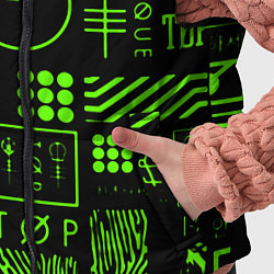 Детский жилет Twenty one pilots neon, цвет: 3D-черный — фото 2