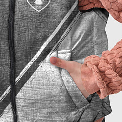 Детский жилет AEK Athens - grey gradient вертикально, цвет: 3D-черный — фото 2