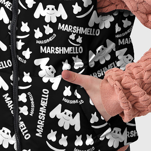 Детский жилет Marshmello pattern music / 3D-Светло-серый – фото 5