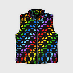 Детский жилет Marshmello pattern neon