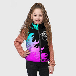 Детский жилет Stumble Guys взрыв частиц, цвет: 3D-черный — фото 2