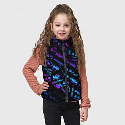 Детский жилет Marshmello neon club, цвет: 3D-светло-серый — фото 2
