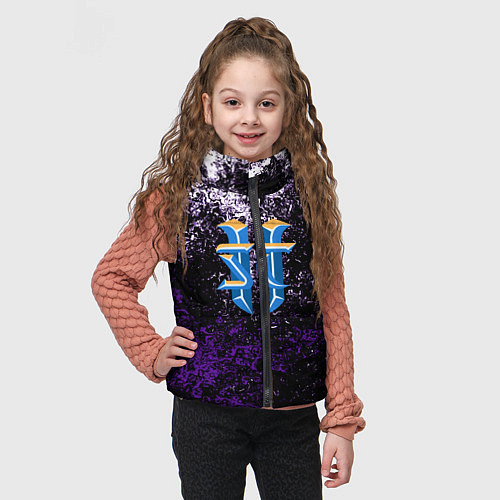 Детский жилет Starcraft брызги красок / 3D-Светло-серый – фото 3