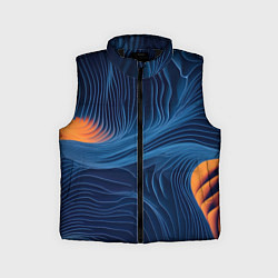 Детский жилет Абстрактная иллюзия, цвет: 3D-черный
