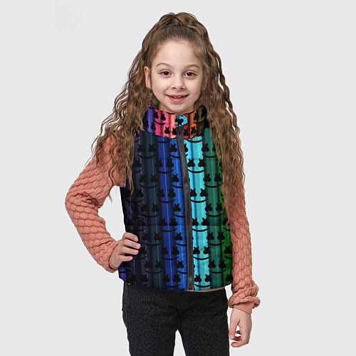 Детский жилет Marshmello gradient / 3D-Светло-серый – фото 3