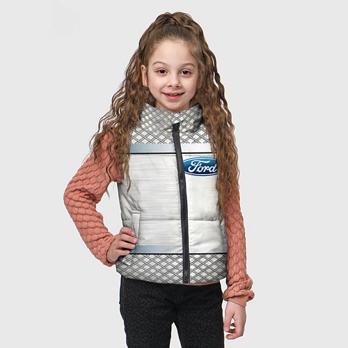 Детский жилет FORD metal steel auto / 3D-Черный – фото 3