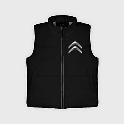 Детский жилет Citroen logo auto, цвет: 3D-светло-серый