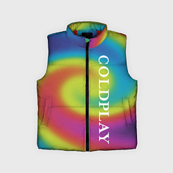 Детский жилет Coldplay moon music album, цвет: 3D-красный