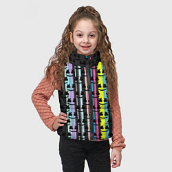 Детский жилет Marshmello dj pattern line, цвет: 3D-черный — фото 2