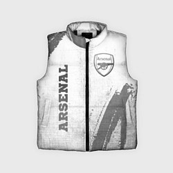 Детский жилет Arsenal - white gradient вертикально