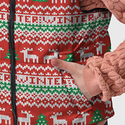 Детский жилет Deer christmas pattern, цвет: 3D-красный — фото 2