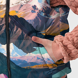 Детский жилет Искусство гор, цвет: 3D-черный — фото 2