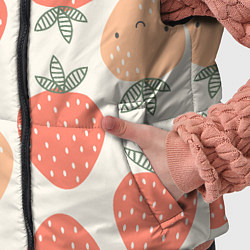 Детский жилет Клубничный узор, цвет: 3D-черный — фото 2