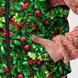 Детский жилет Ягоды падуба на новогодней елке, цвет: 3D-красный — фото 2