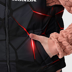Детский жилет Honda - плиты, цвет: 3D-светло-серый — фото 2