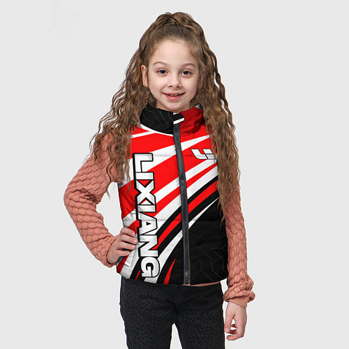 Детский жилет Lixiang- red sport uniform / 3D-Светло-серый – фото 3