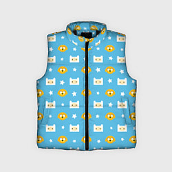 Детский жилет Время приключений паттерн
