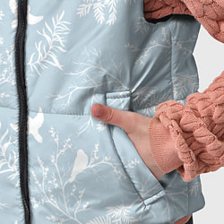 Детский жилет Зимний мотив с птицами, цвет: 3D-черный — фото 2