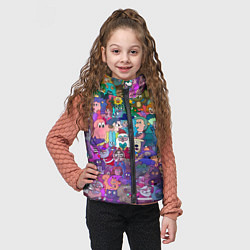 Детский жилет Новогодний виммельбух, цвет: 3D-черный — фото 2