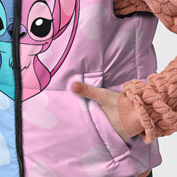 Детский жилет Стич и Ангел, цвет: 3D-черный — фото 2