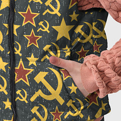 Детский жилет Серп и Молот - СССР, цвет: 3D-черный — фото 2