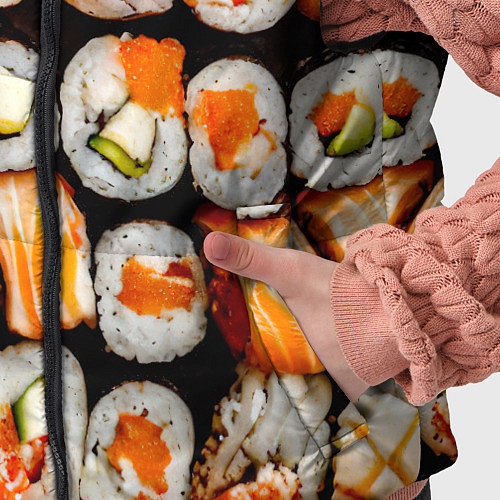 Детский жилет Большой сет роллов / 3D-Светло-серый – фото 5