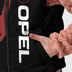 Детский жилет Опель и череп, цвет: 3D-черный — фото 2