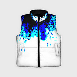Детский жилет Синяя кровь андроида, цвет: 3D-черный