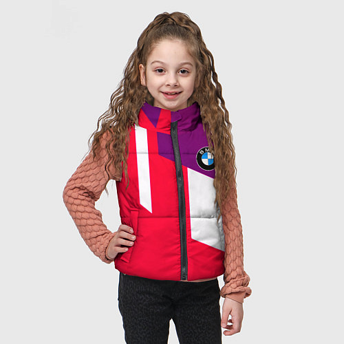Детский жилет BMW geometry sport / 3D-Черный – фото 3