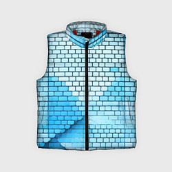Детский жилет Синие кирпичики, цвет: 3D-красный