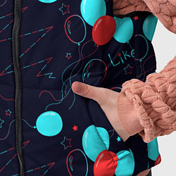 Детский жилет Воздушные шары для праздника, цвет: 3D-черный — фото 2