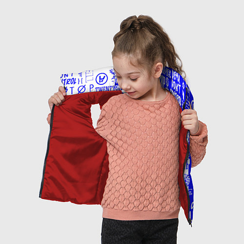 Детский жилет Twenty one pilots лого / 3D-Красный – фото 4