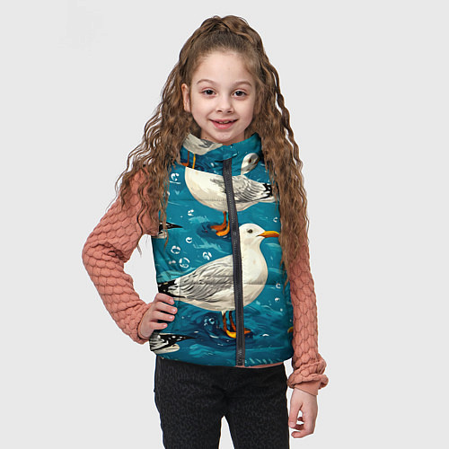 Детский жилет Чайка / 3D-Черный – фото 3