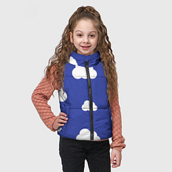 Детский жилет Легкие облака, цвет: 3D-светло-серый — фото 2