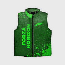 Детский жилет Forza Horizon - green gradient вертикально, цвет: 3D-черный