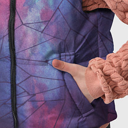 Детский жилет Космическая туманность: паутина, цвет: 3D-красный — фото 2