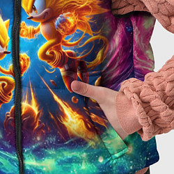 Детский жилет Битва Соника и Шэдоу в космосе в фильме, цвет: 3D-черный — фото 2