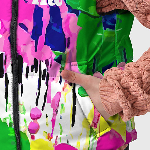 Детский жилет Colorful abstraction - aloha / 3D-Светло-серый – фото 5